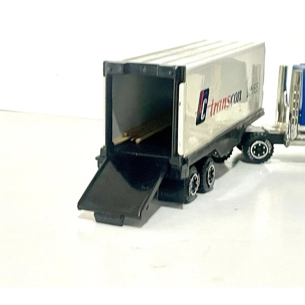 Vintage Tonka Mini Trans Con Lines Tractor Trailer Semi In Great Condition 10.5